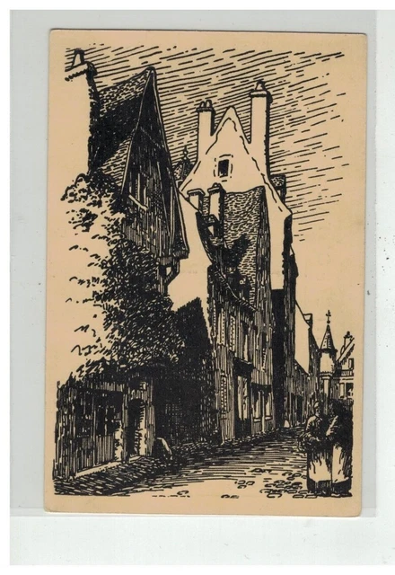 58 Nevers #10515 Le Vieux Nevers Rue De La Parcheminerie Illustrateur Tardy
