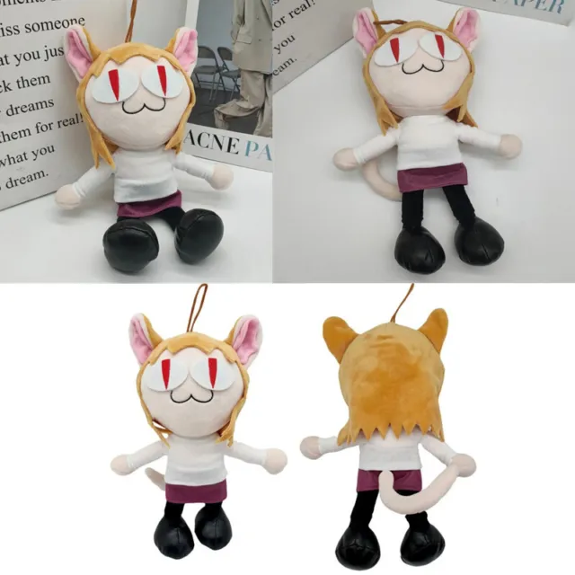 27cm Fnf Neco Arc Plush Cat Toys Doll Cartoon Plushies Pillow