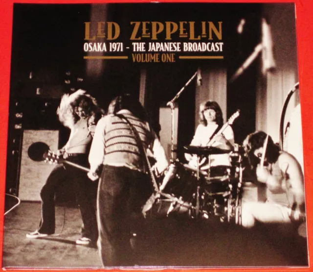 Led Zeppelin: Osaka 1971 Japanese Broadcast - Volume One 2 LP Clear Vinyl EU NEW