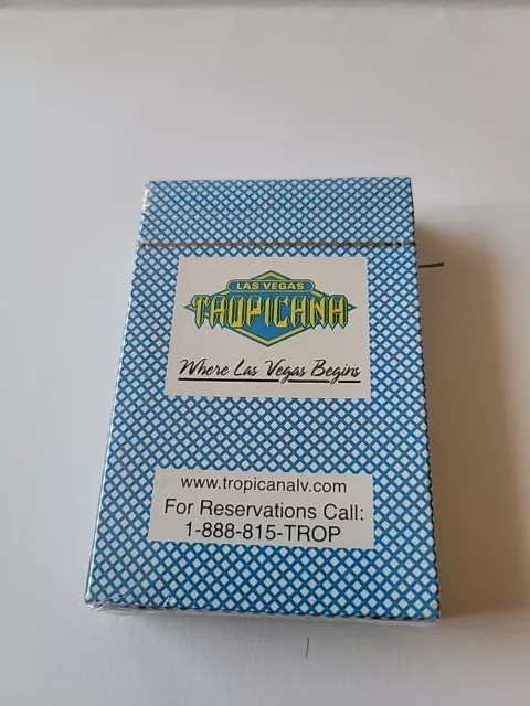 las vegas tropicana playing cards