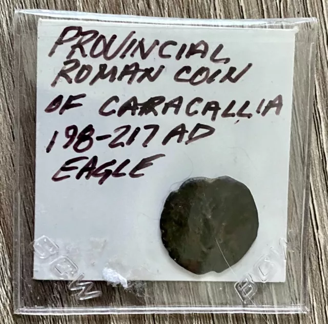 Provincial Roman Coin of Caracalla, 198-217AD Eagle