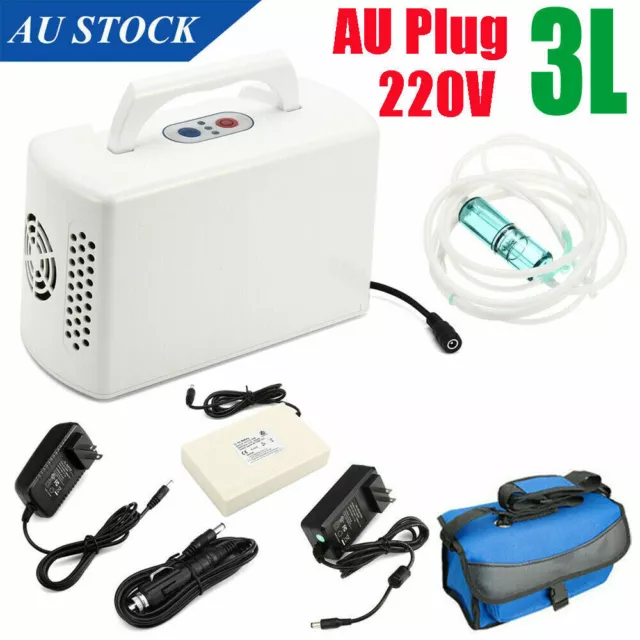 3L/min Oxygen-Concentrator Machine Rechargeable Battery 2200mAh 2h for Outdoor