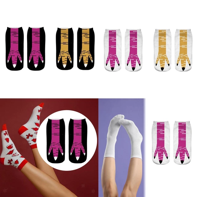 Calzini Con Piedi Di Pollo Divertenti - 1 Paio, Caldi E Colorati, Per Adulti E Bambini, Regalo Originale - Foto 7