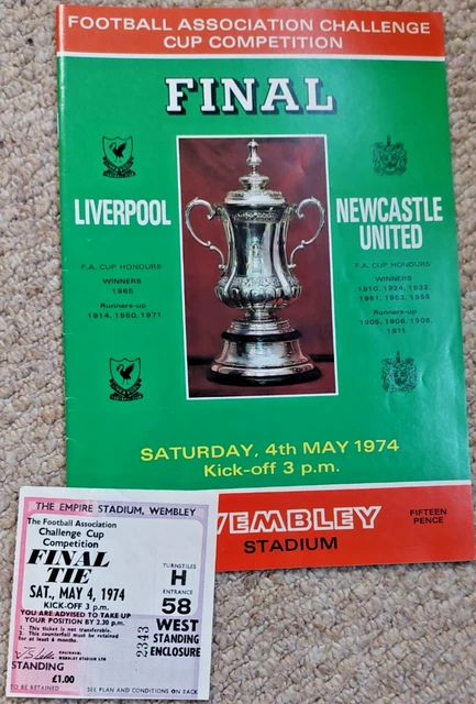 Cadeau Fan Liverpool Vintage Présentoir Photo A4 Finale FA Cup 1974 - Liverpool, Cadeau Foot Cadre Présentoir Football Liverpool
