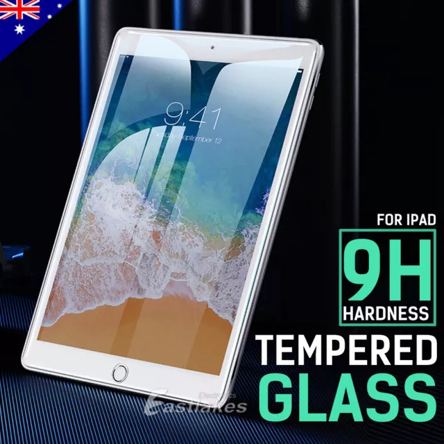 1X/2X Tempered Glass Screen Protector For iPad 10th 9th 8th 7th 6th 5th Gen Air