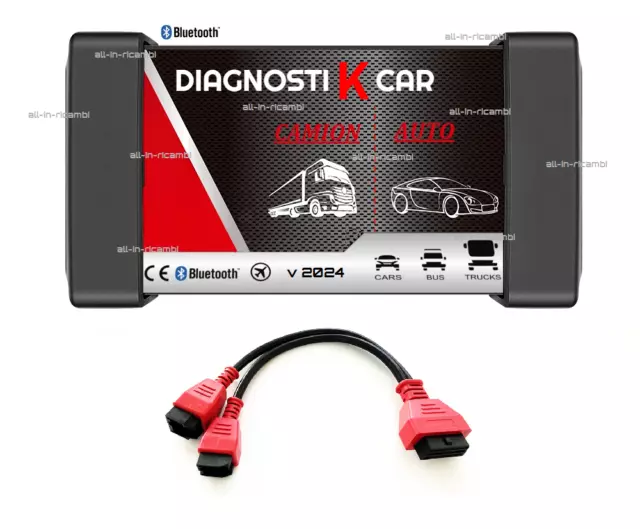 Diagnosi Auto Camion 2024 Fca Vw Vag+ Auto Ibride/Elettric+Banca Dati + Cavo Sgw