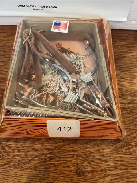 John R Craighead USA Kids Spurs & Leather Straps & Chains Orig Packaging & Print