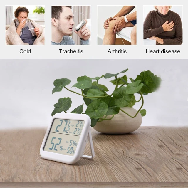 Large font display Indoor Room Thermometer Digital Hygrometer Humidity Meter