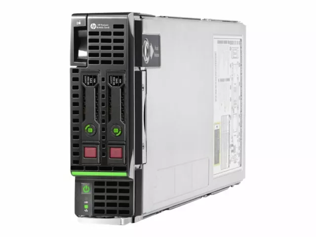 HP Proliant BL460C G8 Bi XEON E5-E2670 128 Go RAM 10Go LAN / 8Go SAN /RAID1 146G