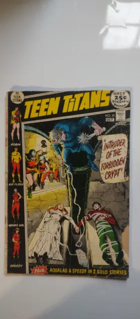 Cb20~comic book~rare teen Titans intruder of the forbidden crypt #35 oct
