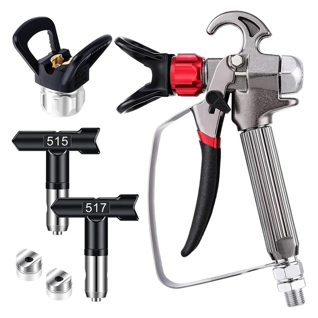 Pistola A Spruzzo Per Verniciatura Con Serbatoio A Caduta - Versione Basic POWAIR010X - HVLP, 400 Ml, Max 5 Bar