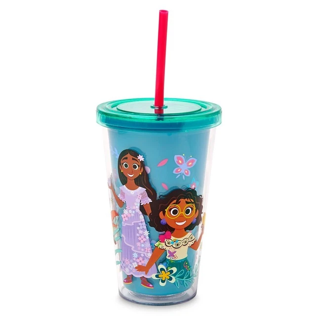 DISNEY ENCANTO TUMBLER with Straw Mirabel Isabela Antonio Luisa 16oz £