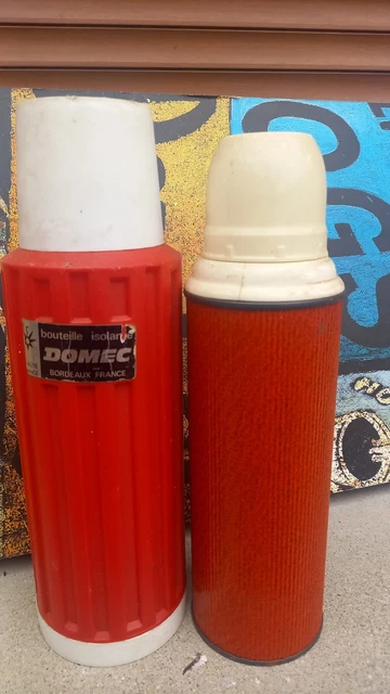 Pichet Isotherme Vintage Thermos - Métal Argenté - Capacité 1 Litre - Allemagne - Occasion