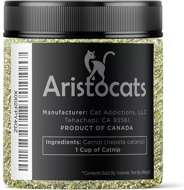 Aristocats Catnip Premium Blend Safe for Cats - 1 cup