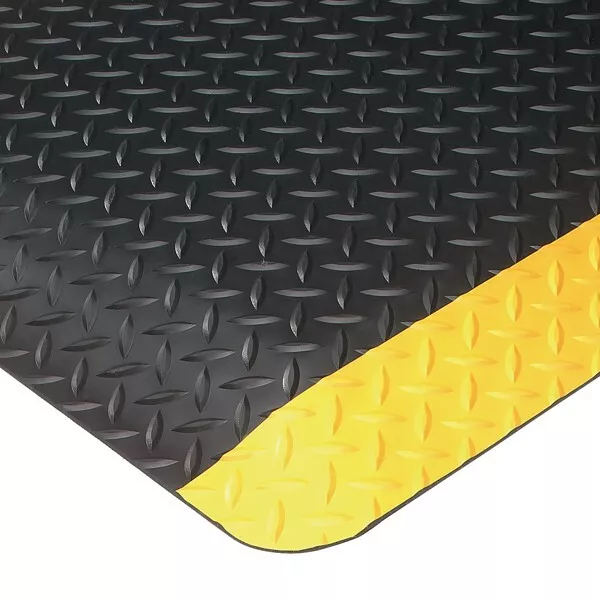 Anti Fatigue Diamond Plate Floor Mat 9/16 thick 2'x6' Lightly Used