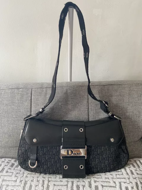 Christian Dior + Vintage Columbus Bag Black