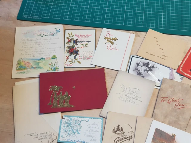 Large Joblot Of Vintage Greetings / Christmas / Other Cards 3