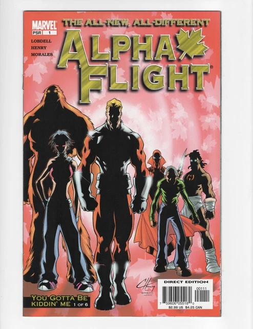 Alpha Flight #1  Marvel Comics 2004 All New Team Appearance VF+
