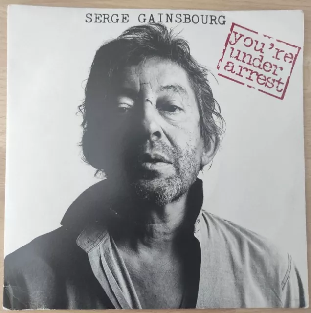 Vinyle 45T 7" SP - Serge Gainsbourg - You're Under Arrest - 870 002-7