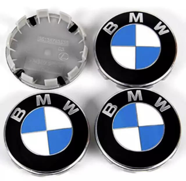 4x Cache Moyeux Jante Centres De Roue 55mm Pour BMW Z3 Z4 Z8 X1 X3 X4 1 3 7 8