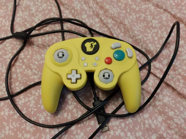 Pokemon Wired Fight Pad Pro Nintendo Switch Yellow Super Smash PDP