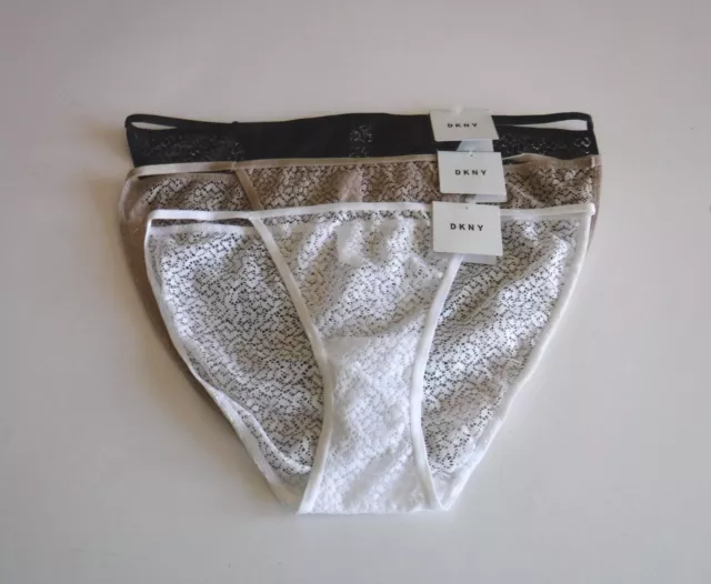 DKNY Intimates Beige Cotton Bikini Underwear L