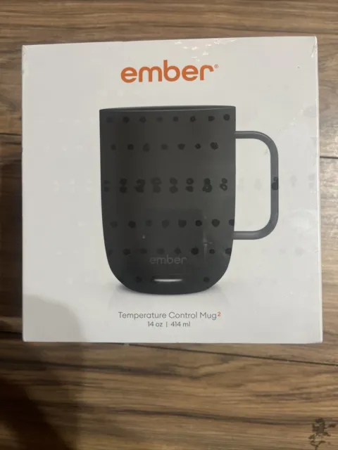 Ember Temperature Smart Mug 2 - 14 oz Black - App Controlled Heated Coffee Cup