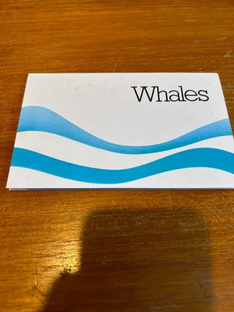 1982 Australia Whales Set Of 4 Stamps Stamp Pack. Excellent Condition -Mint-