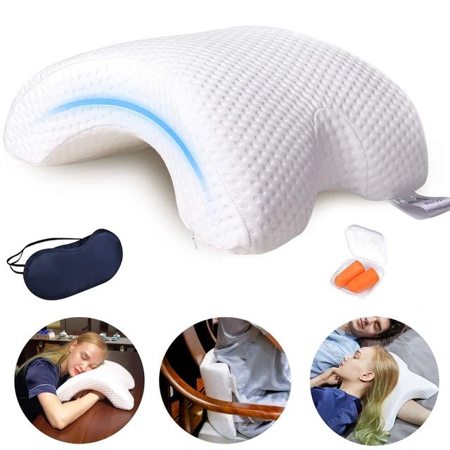 U-Shaped Memory Foam Arm Anti Pressure Arch Slow Neck Sleeping Pillow For Couple