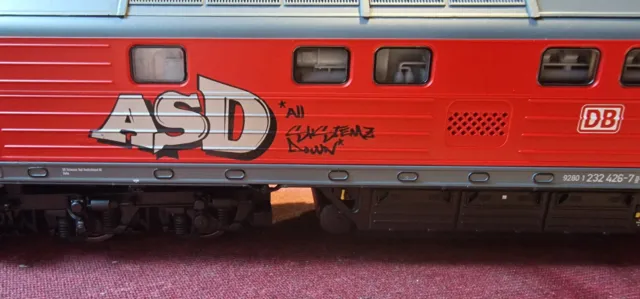 PIKO 52776 Exklusivmodell H0 Diesellok BR 232 426-7  DB Ep.VI "mit Graffiti" neu