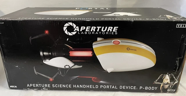 NECA Aperture Science Handheld Portal Device P-Body Version Original Box *READ**