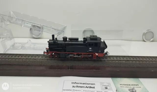 Märklin H0 AC 29074/ BR74 Dampflok aus Startpackung Schwarz DB Mfx