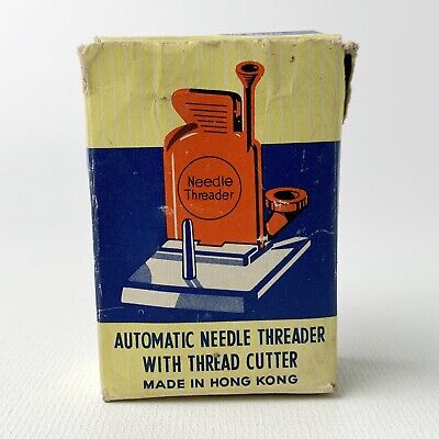 Enroscador automático de agujas vintage con cortador de hilos