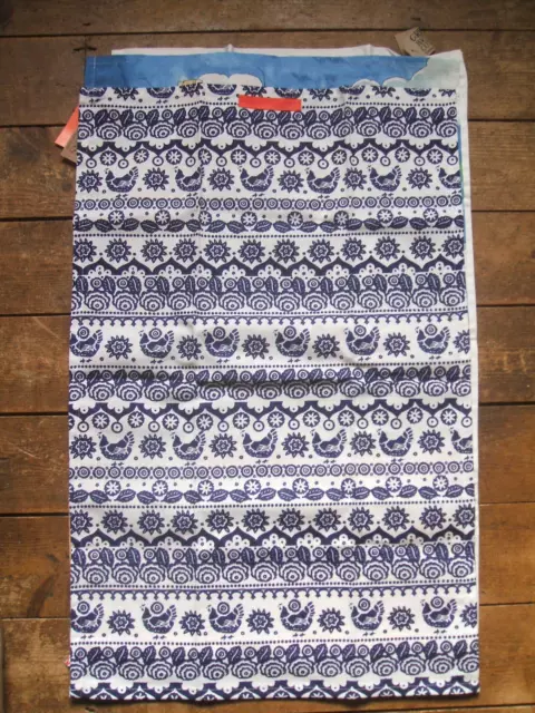 1 New Emma Bridgewater Fabric Cotton Tea Towel Blue Hen Sampler Free Post