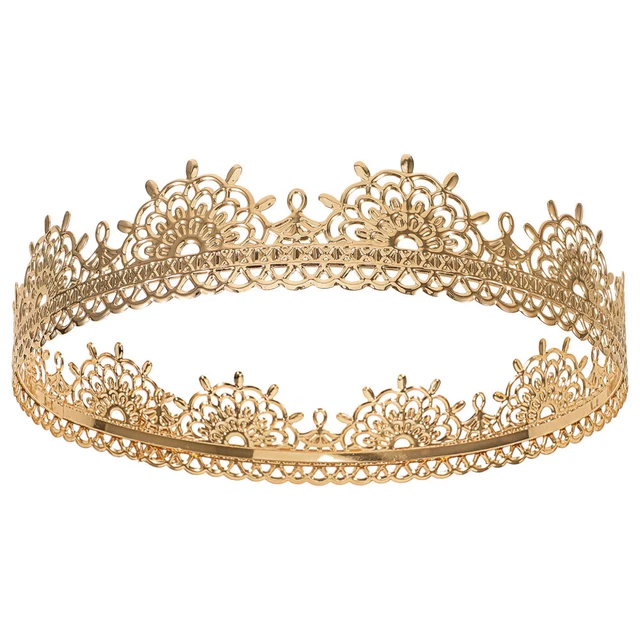 KING CROWN DECORATIVE Vintage King Crown Cosplay Headdress for Festival