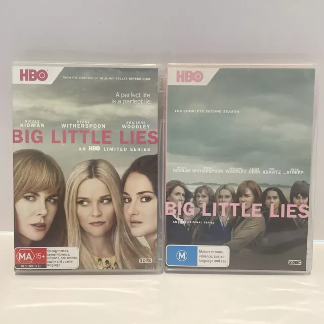 BIG LITTLE LIES: Season 1 DVD HBO Television Drama Series Nicole Kidman  $7.95 - PicClick AU