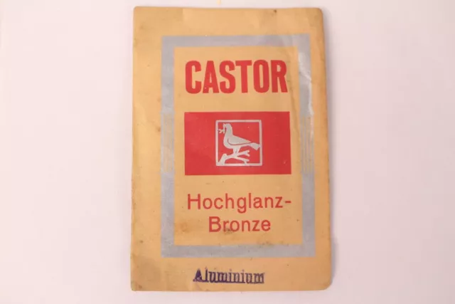 Castor Hochglanz Bronze Farbe Pulver Farbpulver zum versilbern Alt ca. 12g RAR
