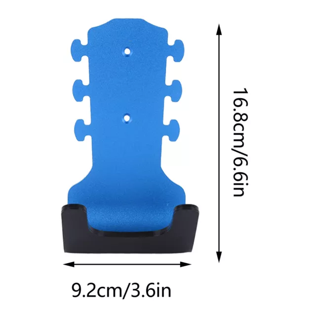 (Bleu) Support De Support Mural Pour Guitare Sans Trou De Support Mural Pour Gui