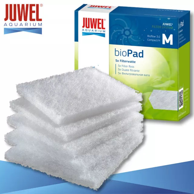 Juwel 1 x 5 Pieza Biopad Guata de Filtro M Acuario Medio Filtrado Esponja Flies