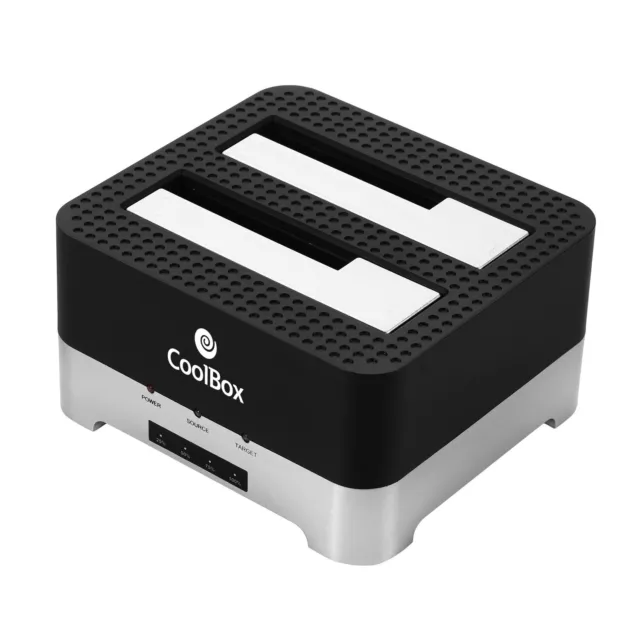 External Box Coolbox Coo-Duplicat2        2,5``-3,5`` Sata Usb 3.0 NEW
