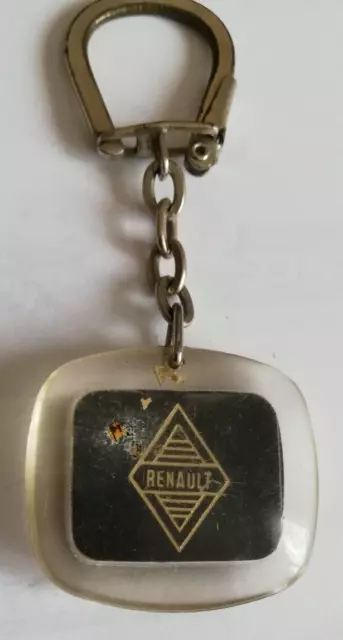 Porte clés métal années 60/70: GARAGE HOEL CONCESSION RENAULT  /  LE PERREUX