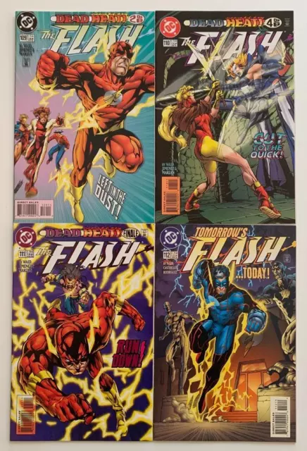 Flash #109 to #112 (DC 1996) 4 x high grade issues.