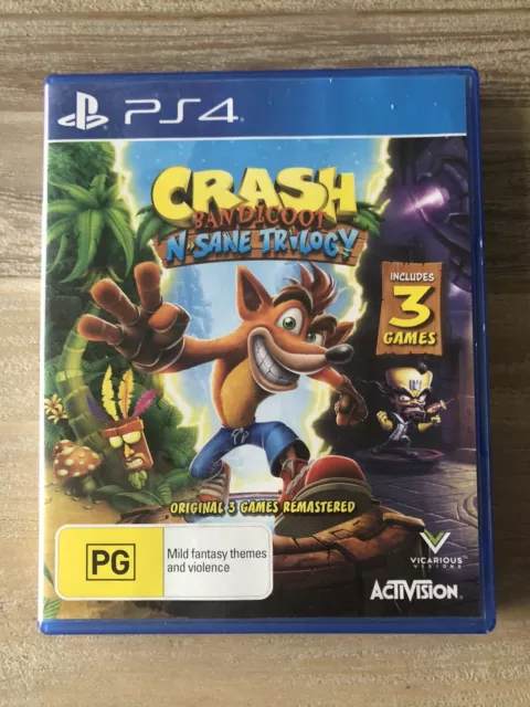 Crash Bandicoot N Sane Trilogy (Seminovo) - PS4 - ZEUS GAMES - A