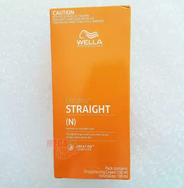 WELLA WELLASTRATE Permanent Straight System Hair Straightening Cream # Intense