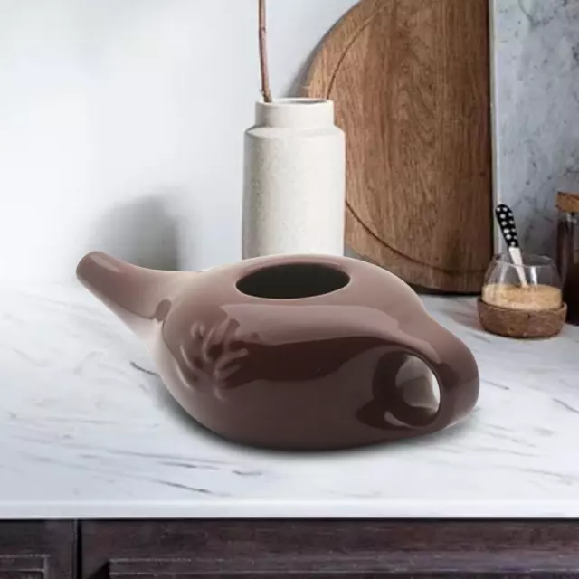 Keramischer Neti Pot Reise-Nasenreinigungstopf zur Entfernung von Staub und