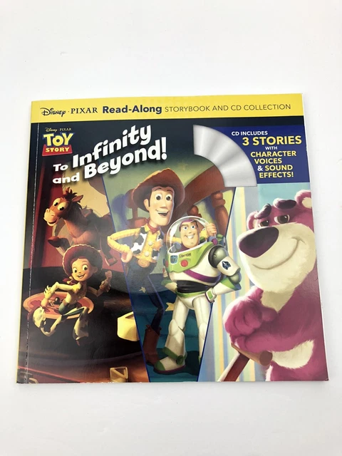 DISNEY PIXAR READ-ALONG Toy Story Storybook CD 3-in-1 Paperback Book ...