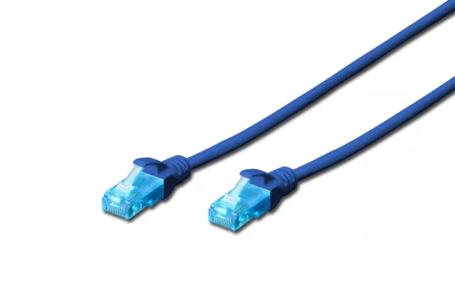 DIGITUS 5 m Cat5e U/UTP network cable – (RJ-45, RJ-45, Male/Male, -20 – 60 °C, C