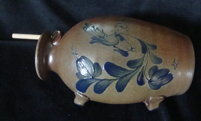 Vintage Rowe Pottery Hanging Bird House Salt Glazed Historical Piece 2003