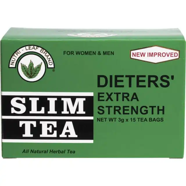 Nutri-Leaf Dieters Slim Tea - Extra Strength Tea Bags x15