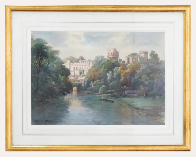 Edward Mills (fl. 1876-1918) - Early 20th Century Watercolour, Warwick Castle